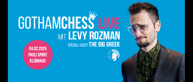 GOTHAMCHESS LIVE MIT LEVY ROZMAN